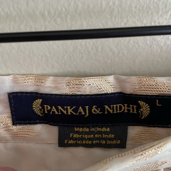 Anthropologie Pankaj & Nidhi Burnout Shimmer Maxi Skirt - Picture 10 of 15